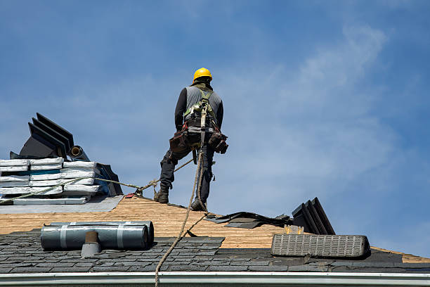 Professional Roof Repair technician working in Dunlap, OH